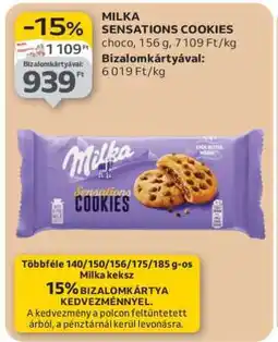 Auchan MILKA SENSATIONS COOKIES ajánlat