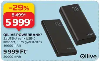 Auchan QILIVE POWERBANK ajánlat