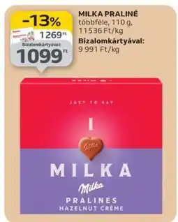 Auchan Milka praliné ajánlat