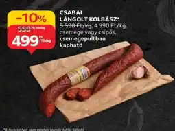 Auchan CSABAI Lángolt kolbász ajánlat