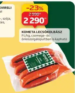 Auchan Kometa lecsókolbász ajánlat