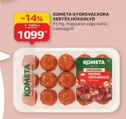 Auchan KOMETA Gyorsvacsora Sertés Húsgolyó ajánlat
