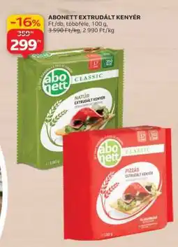 Auchan ABONETT Extrudált kenyér ajánlat