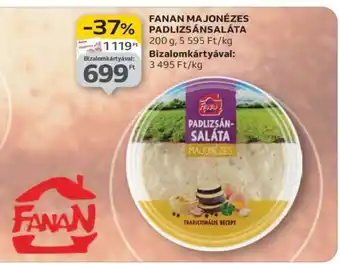 Auchan FANAN Majonézes Padlizsánsaláta ajánlat