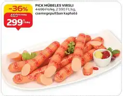 Auchan Pick műbeles virsli ajánlat