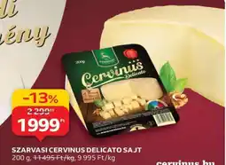 Auchan SZARVASI CERVINUS DELICATO SAJT ajánlat