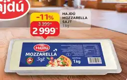 Auchan Hajdú Mozzarella Sajt ajánlat