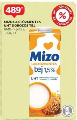 Auchan Mizo Laktózmentes UHT Dobozos Tej ajánlat