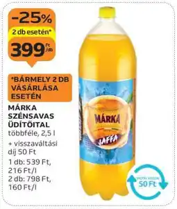 Auchan Márka Szénsavas Üdítőital ajánlat