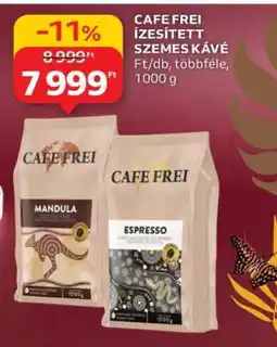 Auchan CAFE FREI Ízesített Szemes Kávé ajánlat