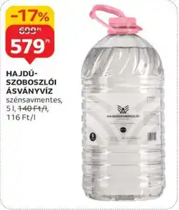 Auchan HAJDÚ-SZOBOSZLÓI ÁSVÁNYVÍZ ajánlat