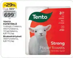 Auchan TENTO PAPÍRTÖRLŐ ajánlat
