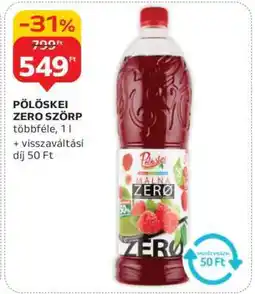 Auchan Pölöskei Zero Szörp ajánlat