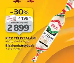 Auchan PICK Téliszalámi ajánlat