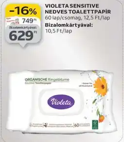 Auchan Violeta Sensitive Nedves Toalettpapír ajánlat