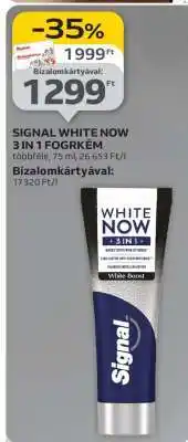 Auchan SIGNAL WHITE NOW 3 IN 1 FOGKRÉM ajánlat