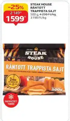 Auchan STEAK HOUSE RÁNTOTT TRAPPISTA SAJT ajánlat
