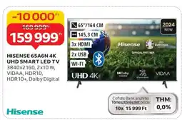 Auchan HISENSE 65A6N 4K UHD SMART LED TV ajánlat