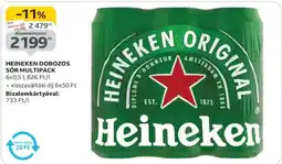 Auchan Heineken dobozos sör multipack ajánlat