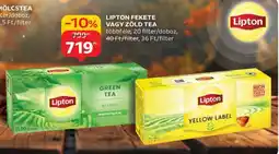 Auchan Lipton fekete vagy zöld tea ajánlat