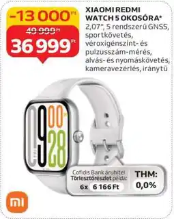 Auchan Xiaomi Redmi Watch 5 Okosóra ajánlat
