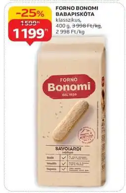 Auchan FORNO BONOMI BABAPISKÓTA ajánlat