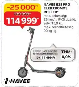Auchan NAVEE E25 PRO ELEKTROMOS ROLLER ajánlat