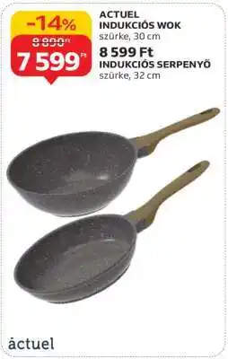 Auchan ACTUEL INDUKCIÓS WOK ajánlat