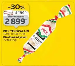 Auchan PICK Téliszalámi ajánlat