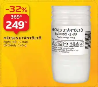 Auchan Mécses-utántöltő ajánlat