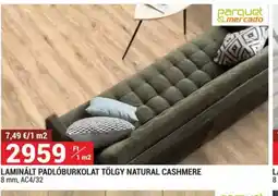 Merkury Market Parquet & Mercado Laminált Padlóburkolat Tölgy Natural Cashmere ajánlat