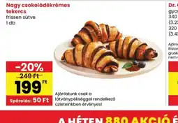 Spar Nagy csokoládékrémes tekercs ajánlat
