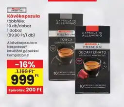 Spar Kávékapszula ajánlat