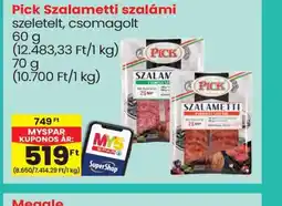 Spar Pick Szalametti szalámi ajánlat