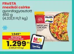 Spar Frosta mexiki csirke ajánlat