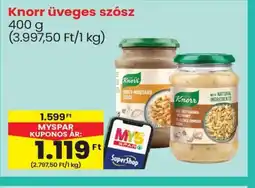 Spar Knorr üveges szsz ajánlat