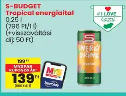 Spar S-Budget Tropical energiaital ajánlat