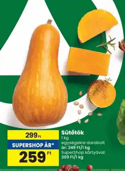 Spar Sütőtök ajánlat