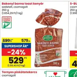Spar Bakonyi barna toast kenyér ajánlat