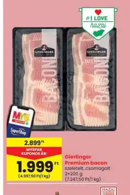 Spar Gierlinger Premium bacon ajánlat