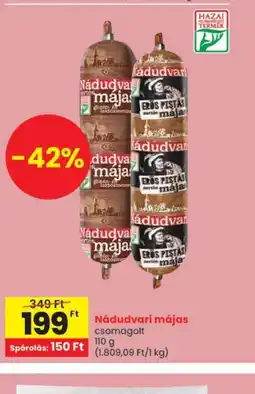 Spar Nádudvari májas csomagolt ajánlat