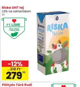 Spar Riska UHT tej ajánlat