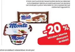 Spar Monte desszert ajánlat