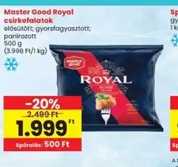 Spar Master Good Royal csirkefalatok ajánlat