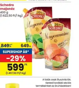 Spar Schedro majonéz ajánlat