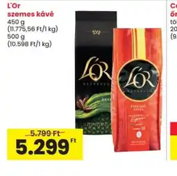 Spar L'Or szemes kávé ajánlat