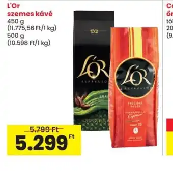 Spar L'Or szemes kávé ajánlat