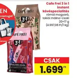 Spar Cafe Frei 3 in 1 instant kávéspecialitás ajánlat