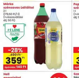 Spar Márka szénsavas üdítőital ajánlat