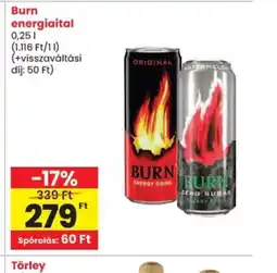 Spar Burn energiaital ajánlat